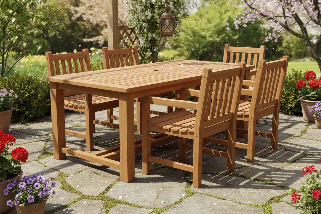 Windsor Teak Tuinstoel | 60x64x92 - klassieke teakhouten Stoel voor in de tuin - view 3